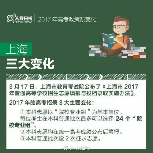 服务丨考生必看!2017高考政策新变化!|人民日