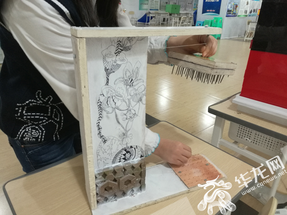 重庆市青少年科技创新大赛颁奖 新型晾衣杆捕