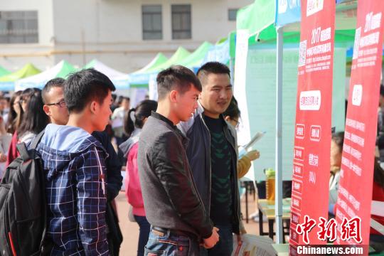 甘肃毕业生双选会: 企业纳贤多元化 学生增恋乡