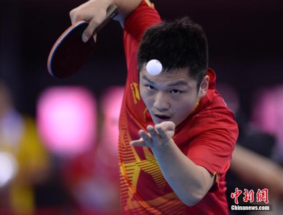 樊振东 资料图。<a target=\'_blank\' href=\'http://www.chinanews.com/\'>中新社</a>发 侯宇 摄