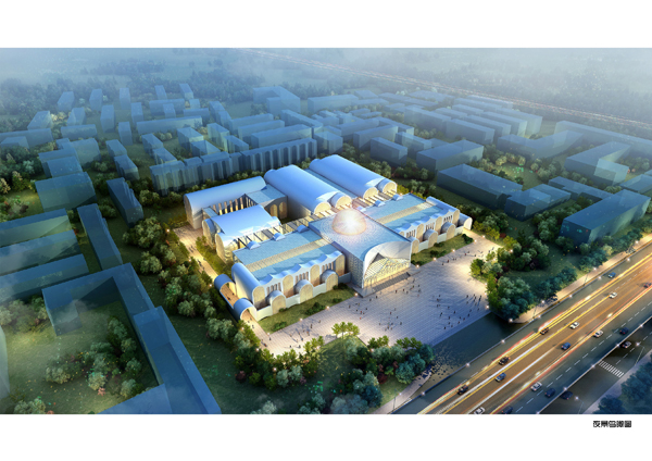 新疆博物馆扩建方案一:天津大学建筑设计研究