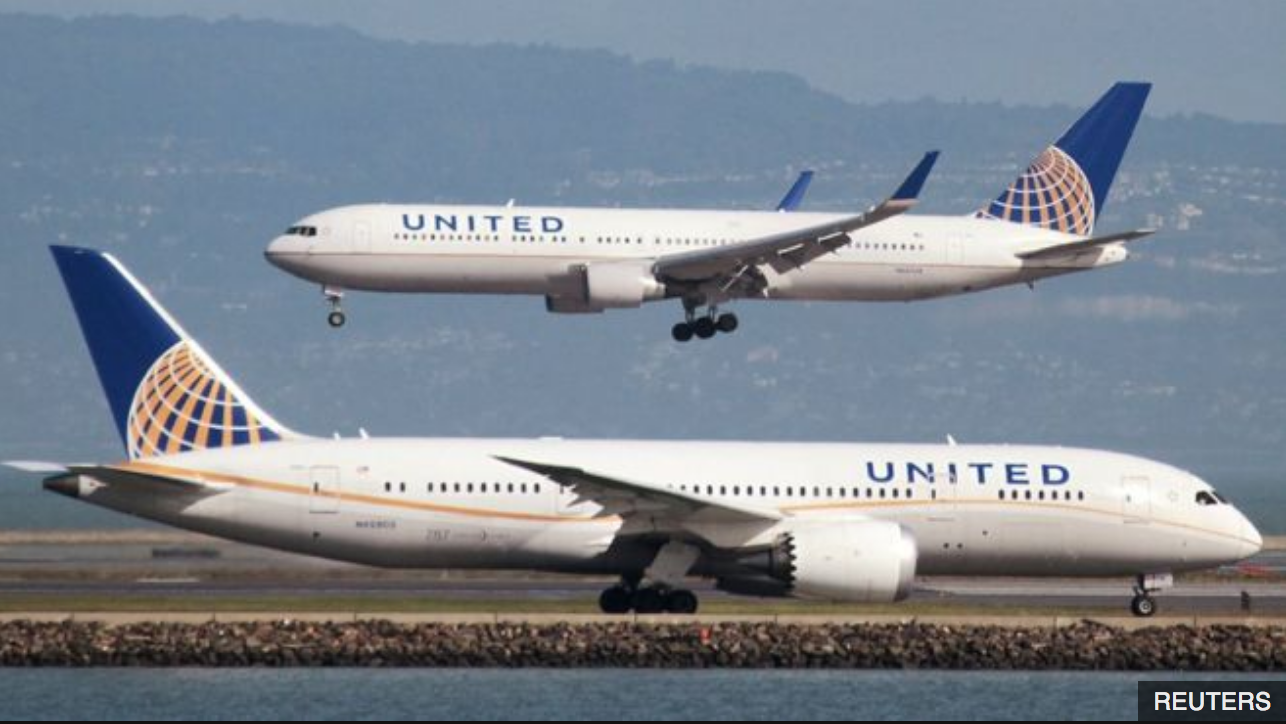 美联航妥协 机组成员必须在起飞前1小时订机位