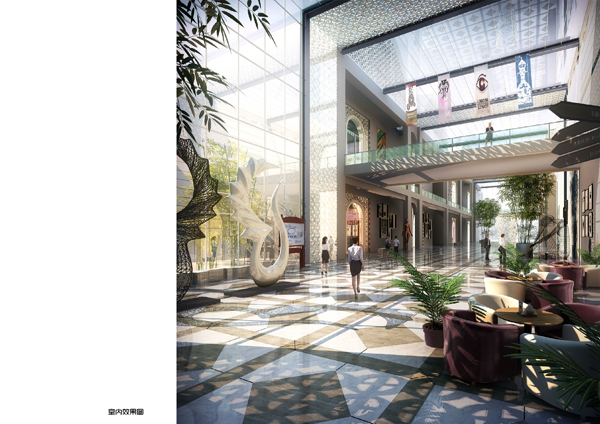 新疆博物馆扩建方案一:天津大学建筑设计研究