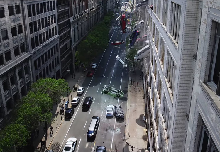 《速度与激情8》里的纽约撞车戏怎么拍出来的？