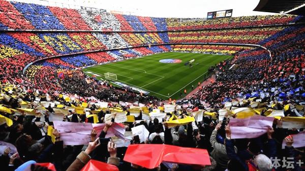 巴萨决战!诺坎普十万人拼图:不止是一家俱乐部