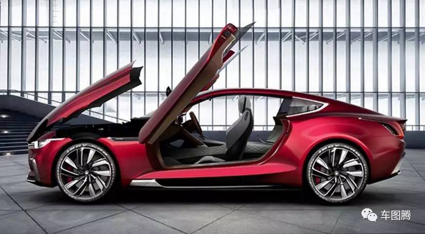 MG名爵推出全新电动超跑概念车 光看车门就很拉风
