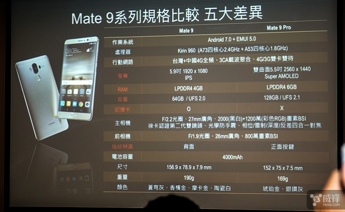 华为撤下海外官网Mate 9手机UFS闪存宣传|闪