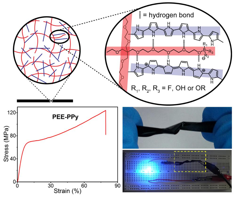 合肥研究院等柔性导电高分子材料研究获进展|