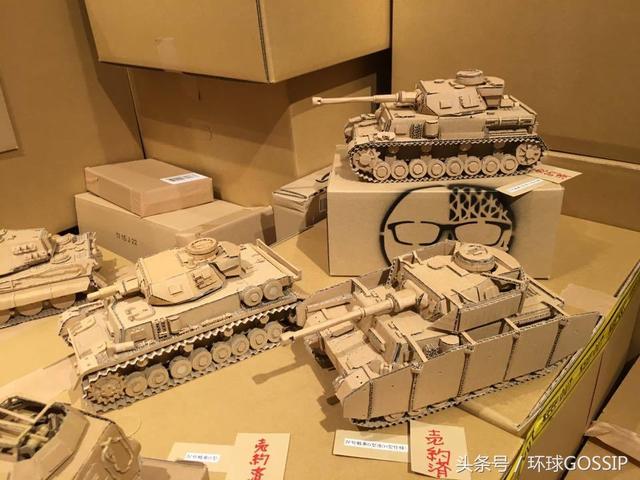 日本妹子手工超一流,废弃纸箱变模型惟妙惟肖,细节让