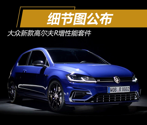 大众新款高尔夫R增性能套件 细节图公布