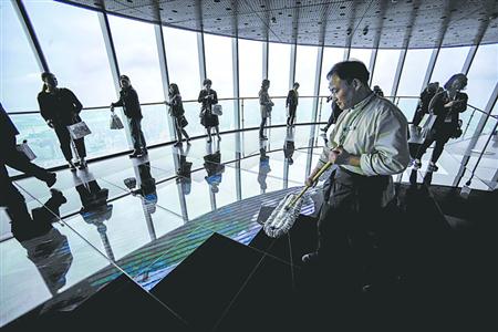 在上海之巅感受天空之城|观光厅|天空之城|上海