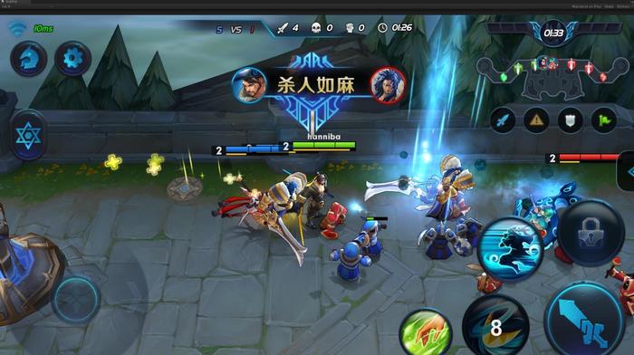 最初的《英雄战迹》主要模式是单条路线 3V3