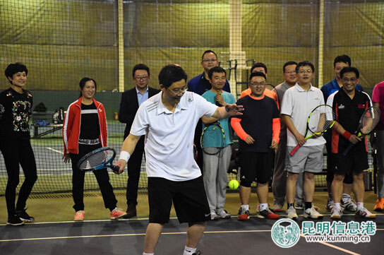工大学成功举办五四青年节师生网球联谊赛|昆
