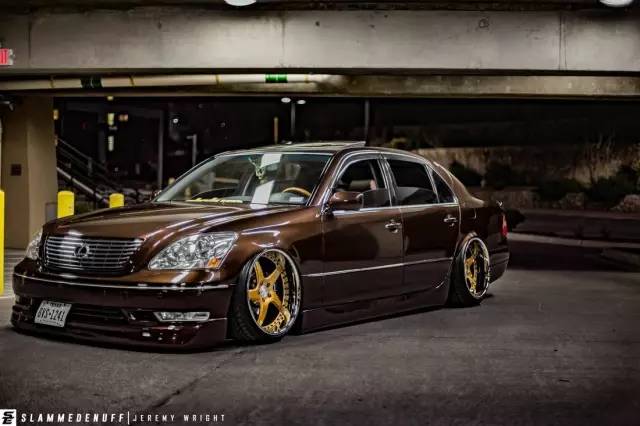 巧克力色的社会大哥VIP座驾，雷克萨斯LS430改装案例