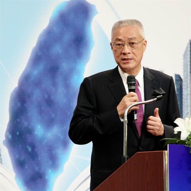 吴敦义在国民党选举民调中居首(图片来源:“中时电子报”)