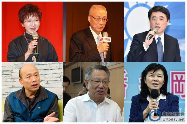 国民党党魁之争民调:吴敦义支持度领先洪秀柱随其后