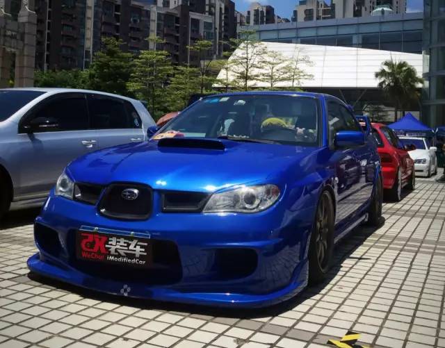 国内少有的斯巴鲁翼豹,车主竟然是大长腿的萌妹子!
