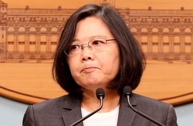 蔡英文。（图片来源：台湾《中时电子报》）