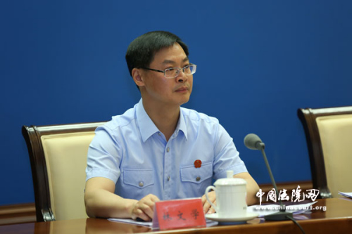 最高人民法院新闻发言人林文学 图片来源:中国法院网