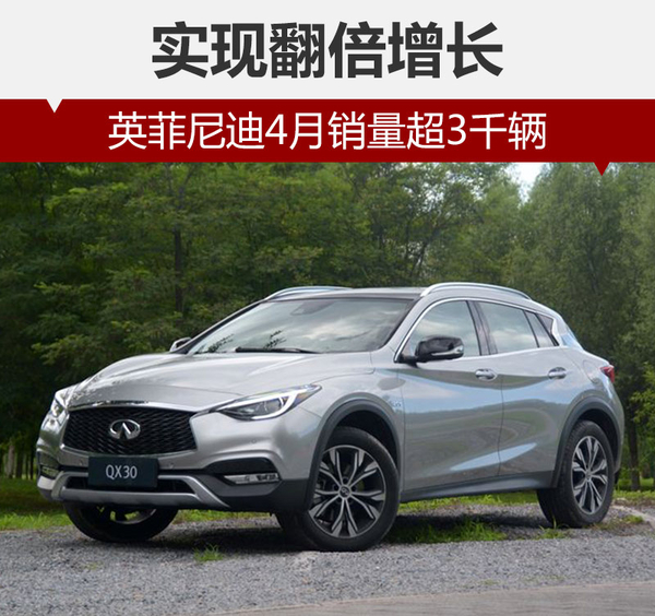英菲尼迪4月销量超3千辆 实现翻倍增长