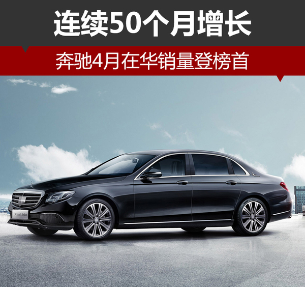 奔驰4月在华销量登榜首 连续50个月增长