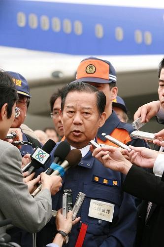 资料图：日本自民党干事长二阶俊博 新华社记者任正来摄