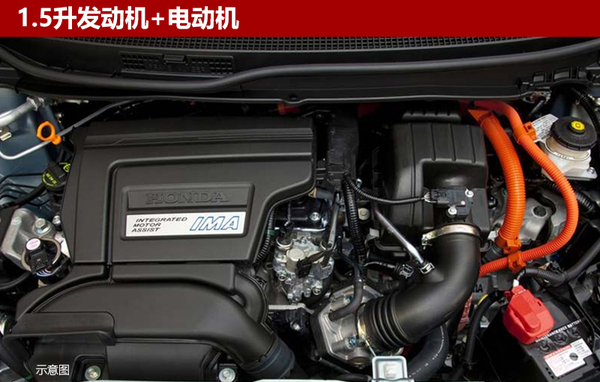 东风本田XR-V混动版谍照 配按键式换挡