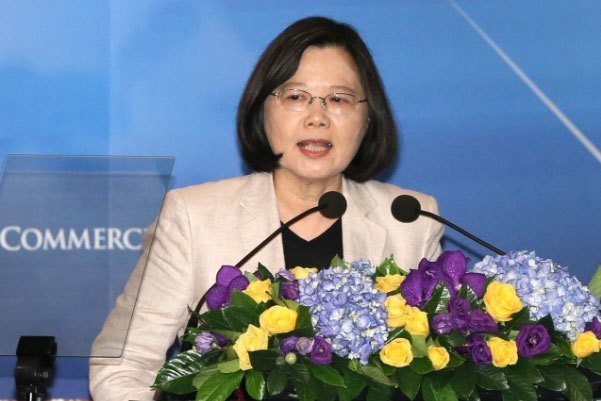 蔡英文。（图片来源：台湾《联合报》）