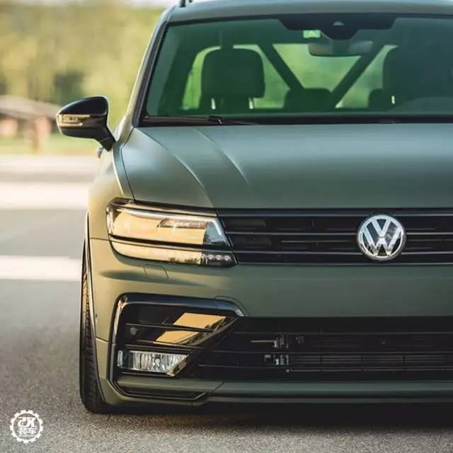 线条很硬 颜色很绿,大众新途观低趴姿态真是不务正业!