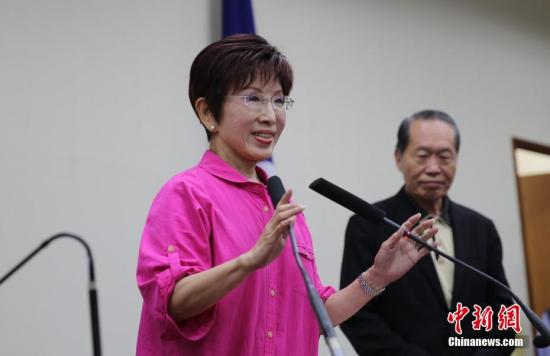 资料图:洪秀柱。 中新社记者 刘双双 摄