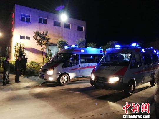 山西清徐煤矿透水事故救援结束，5人获救6人遇难。　李新锁　摄