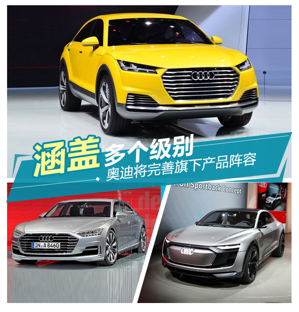 奥迪将完善旗下产品阵容 涵盖多个级别