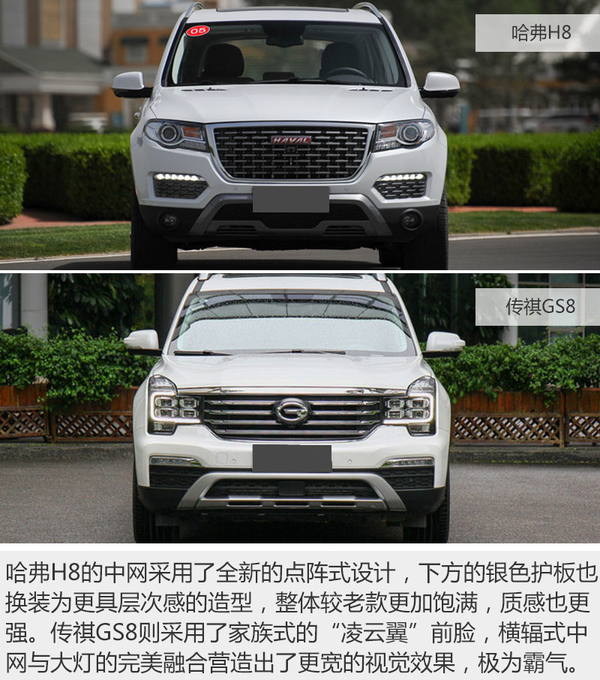 自主SUV标杆之争 哈弗H8约战传祺GS8