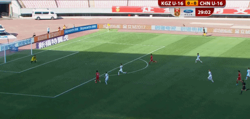 gif-泮禹升反越位成功,单刀破门