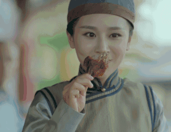 然后可以开始不顾形象的大口吃肉了!