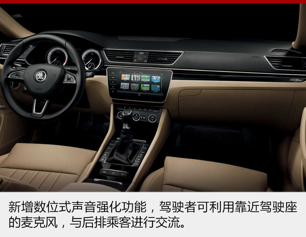 斯柯达新速派内饰升级 换大尺寸显示屏