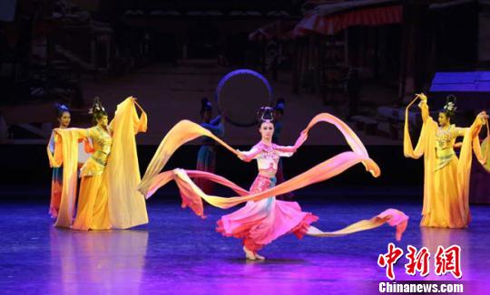 该舞剧自1979年首演至今,出访40多个国家和地区,演出2800余场,观众超过400万人次。敦煌大剧院供图