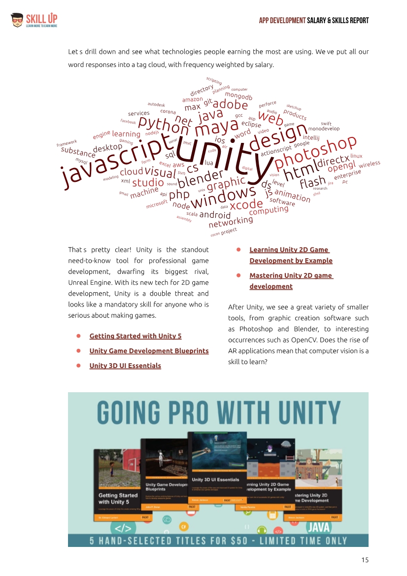 PACKT:2016年移动应用开发者薪资和技能报告