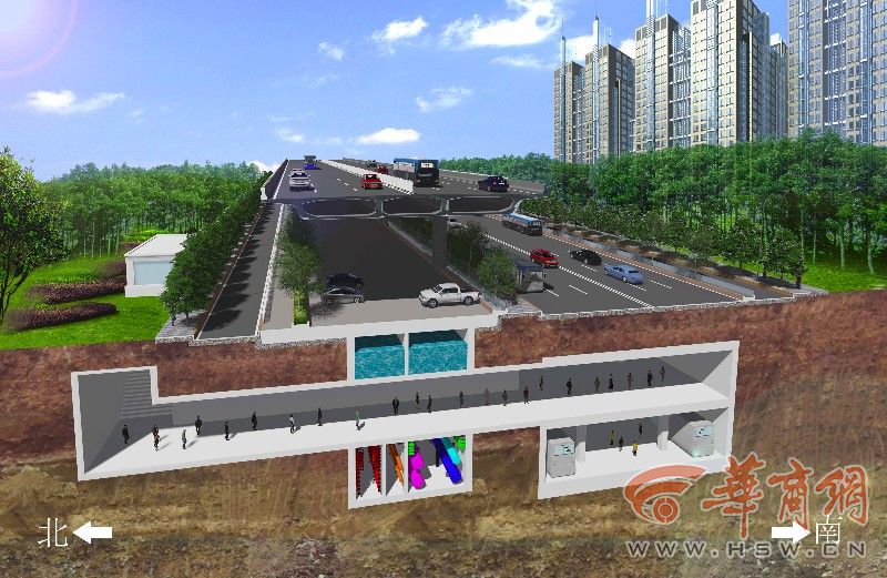 昆明路地下综合管廊主体工程提前完工!今年暴