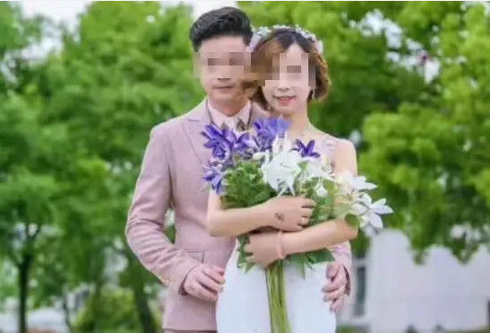 左侧须眉为嫌疑人俞某,右侧为被害人王某