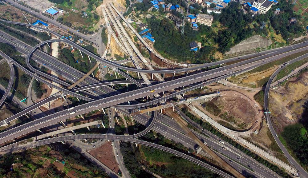 重庆新晋“网红”黄桷湾立交颜高才也高