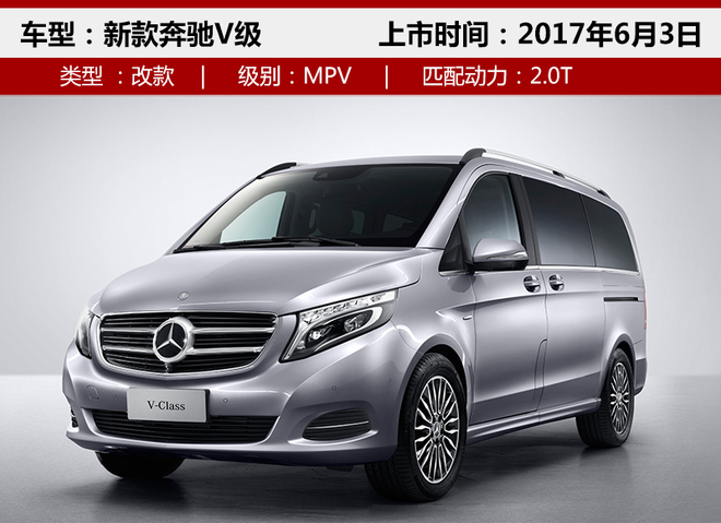 奔驰新款V级正式上市 售48.9-64.6万元
