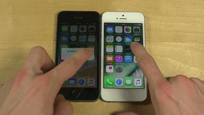 运行ios10的iphone5和运行ios11的5s谁更快?