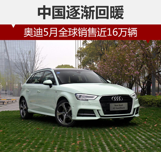 奥迪5月全球销售近16万辆 中国逐渐回暖