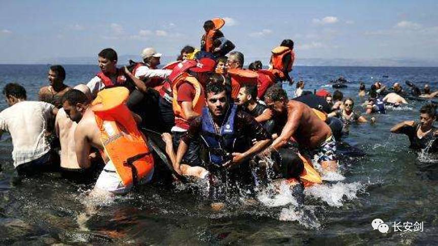 （图：欧洲难民危机愈演愈烈。）