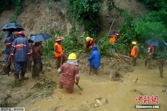 孟加拉国山体滑坡已致134人遇难 死亡人数或上升