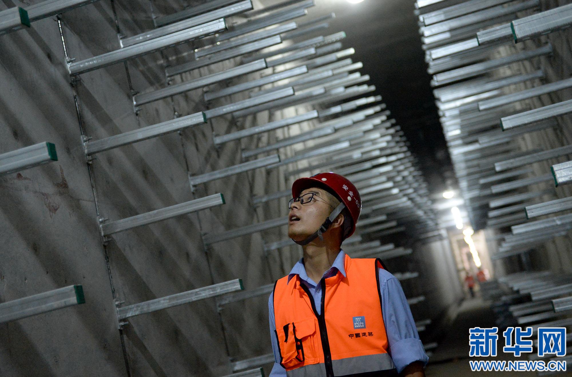 西安市昆明路地下综合管廊主体完工