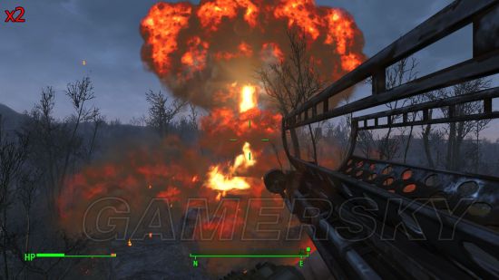 《辐射4》精品武器Mod推荐 加特林、忍者刀M