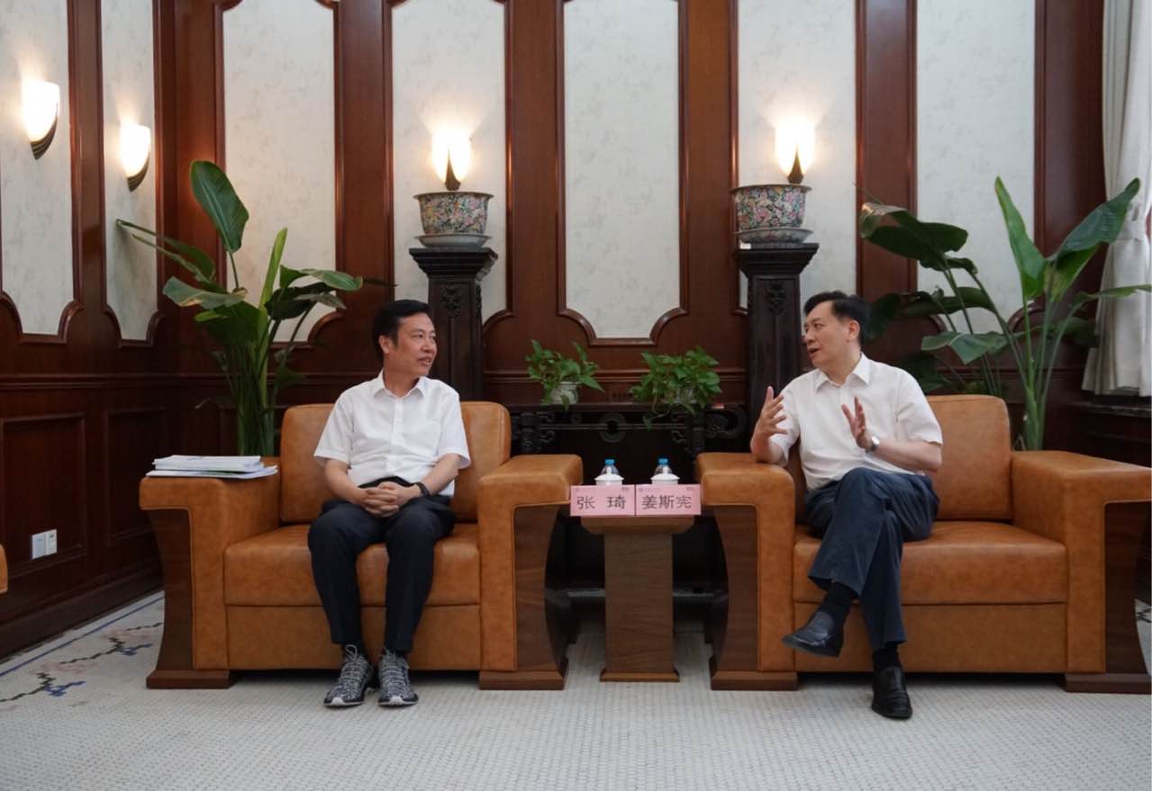 海南省海口市书记、市长一行来访交大[图]|交大