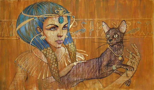 早在公元前1950年,古埃及的壁画中就出现了猫
